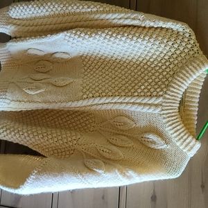 100% Wool Crana Handknits Sweater